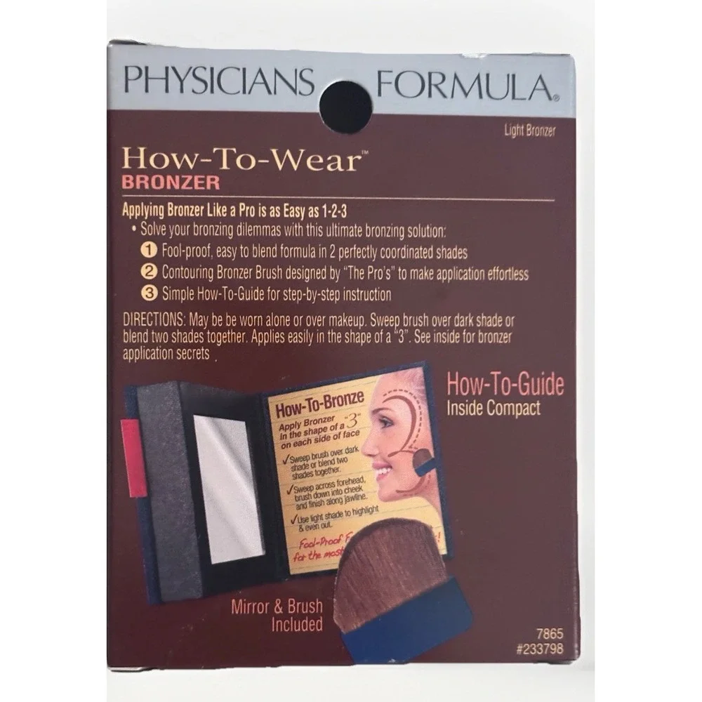 Physicians Formula How-To-Wear Bronzer, Light‎ Bronzer # 7865